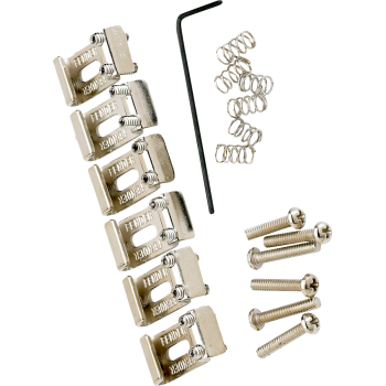 FENDER American Vintage Stratocaster Bridge Saddles 6 Nickel