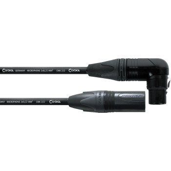 CORDIAL CPM5FRM câble micro avec xlr fem. coudée 5 m