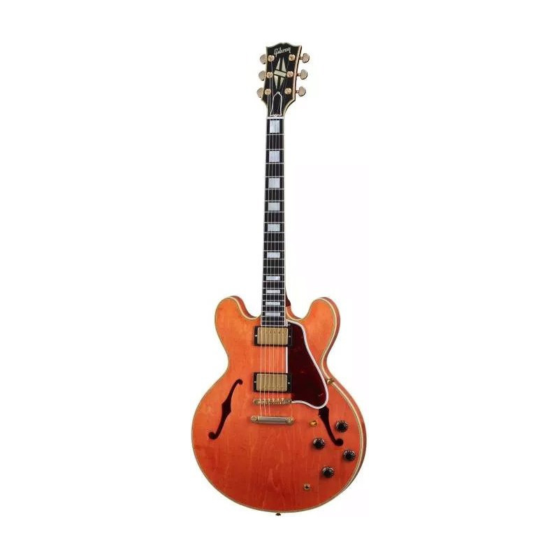 GIBSON 1959 ES-355 Reissue Stop Bar Light Aged Watermelon Red