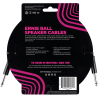 ERNIE BALL 6071 cables haut-parleur classic jack/jack 91cm noir