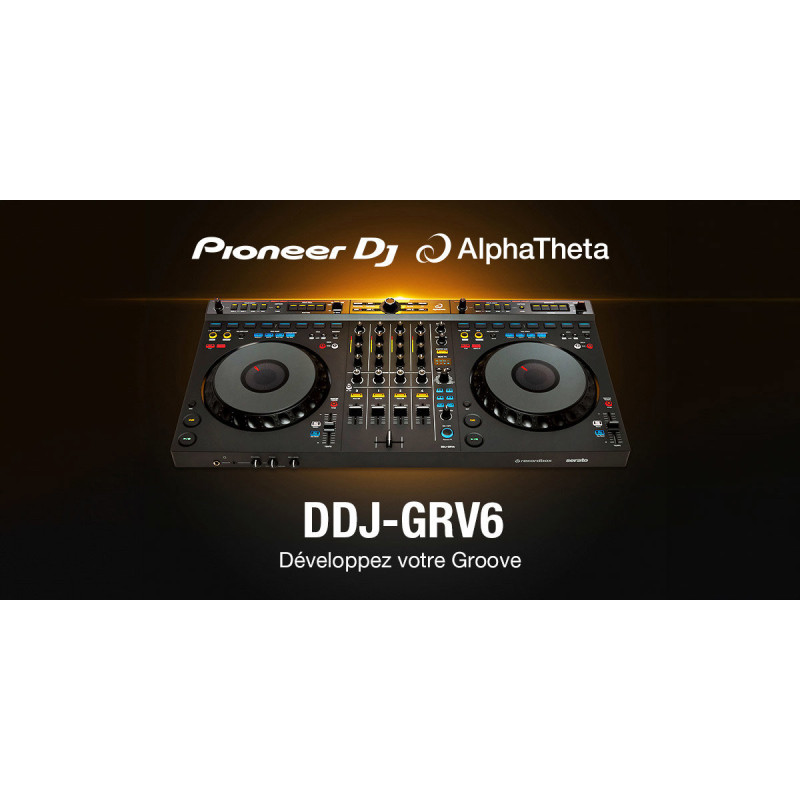 PIONEER DJ Alphatheta DDJ GRV6 Controleur DJ 4 voies