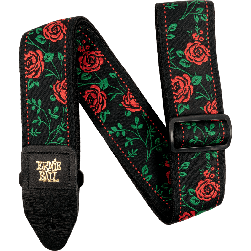 ERNIE BALL 5318 sangle jacquard spanish rose