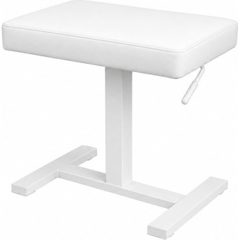 GOLIATH PB300-WHM SWH banquette hydraulique mono pied blanc mat Skai blanc