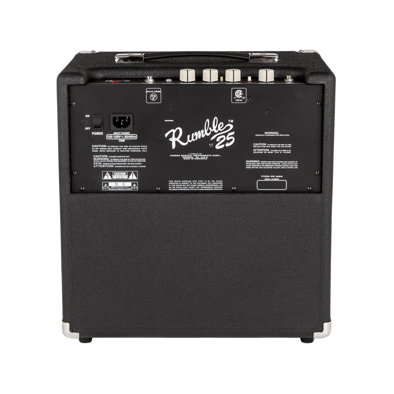 FENDER Rumble 25 V3  Black/Silver