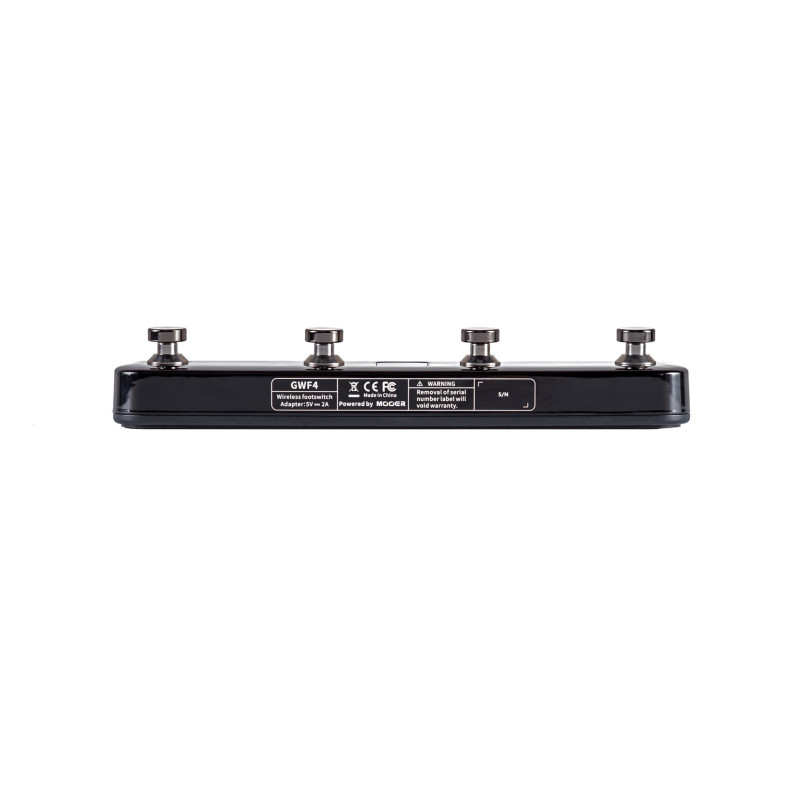 MOOER GWF4-BK footswitch mooer gtrs gwf4 noir