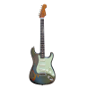 FENDER CUSTOM SHOP Stratocaster 63 Lake Placid Blue over Sunburst Masterbuilt Dale Wilson