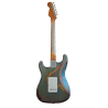 FENDER CUSTOM SHOP Stratocaster 63 Lake Placid Blue over Sunburst Masterbuilt Dale Wilson