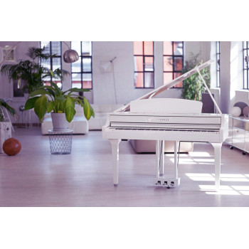 YAMAHA CLP895 GPWH blanc laque piano a queue numerique clavinova