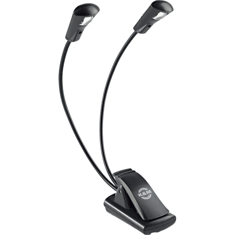K&M 12243 lampe de pupitre 2 bras led