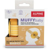 ALPINE MBABY-YE casque alpine muffy baby jaune