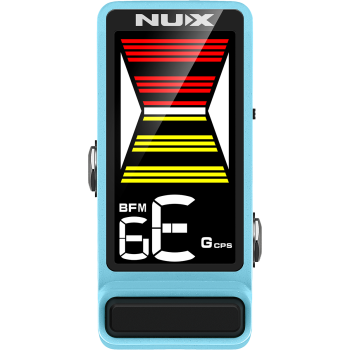 NUX FLOWTUNE2-BLUE pédale accordeur guitare compact lcd couleur - bleu