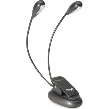 STAGG MUS-LED 4 double lampe led multifonction à pince à poser ou à fixer