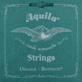 AQUILA 16U bionylon/nylgut ukulélé ténor corde à l'unité sol grave 4ème filé -g