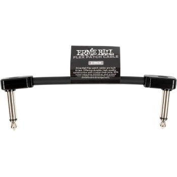 ERNIE BALL 6438 câble de patch flex 7,5cm - noir