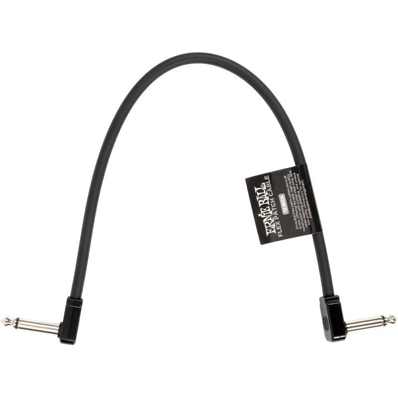 ERNIE BALL 6440 câble de patch flex 30cm - noir