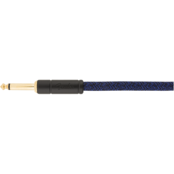 FENDER Festival Instrument Cable Straight/Angle 18.6' Pure Hemp Blue Dream