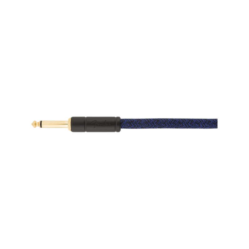 FENDER Festival Instrument Cable Straight/Angle 18.6' Pure Hemp Blue Dream