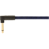 FENDER Festival Instrument Cable Straight/Angle 18.6' Pure Hemp Blue Dream