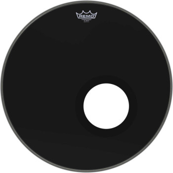 REMO P3-1020-ES-DM peau powerstroke 3 ebony 20 pour grosse caisse