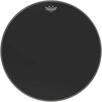 REMO P3-1022-ES peau powerstroke 3 ebony 22 + renfort pour grosse caisse