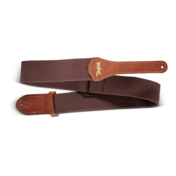 Taylor Academy Strap,Wht/Brn,Jacquard Cotton,2
