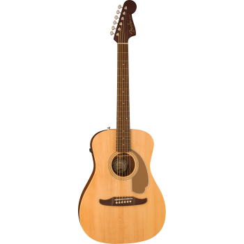 FENDER Malibu Player touche Noyer Gold Pickguard Natural