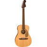 FENDER Malibu Player touche Noyer Gold Pickguard Natural