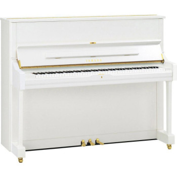YAMAHA U1 Silent SH3 Blanc laque