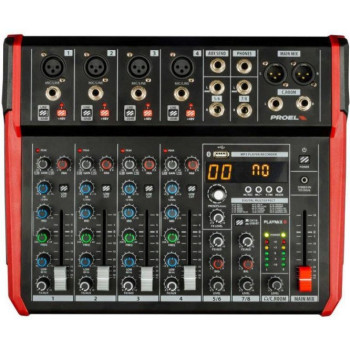 PROEL Playmix 8 Table de mixage 8 canaux