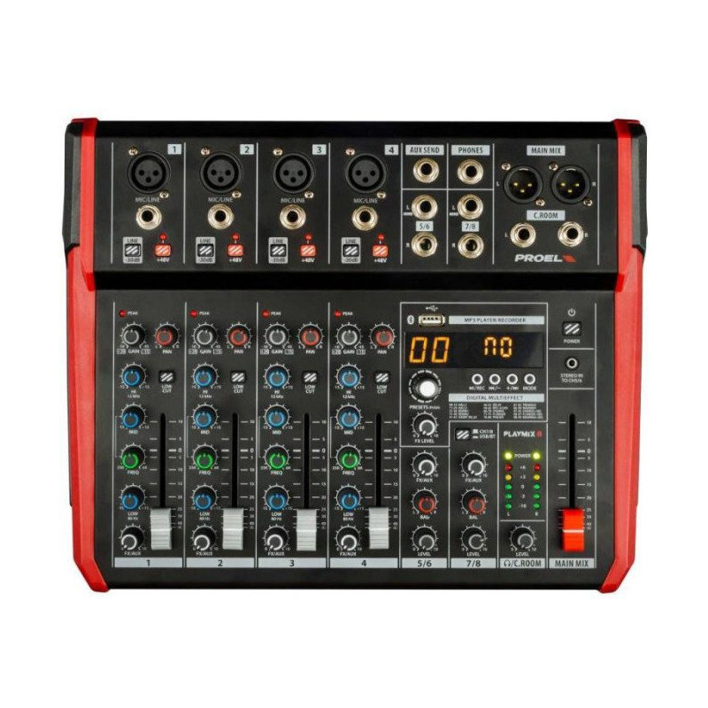 PROEL Playmix 8 Table de mixage 8 canaux