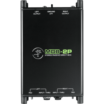 MACKIE MDB-2P boitier de direct passif stéréo