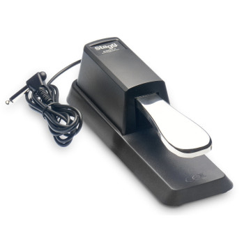 STAGG SUSPED 10 pédale de sustain universelle pour piano ou clavier électronique avec inverseur de polarité