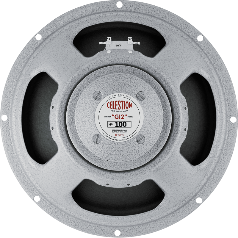 CELESTION G12-100-8 hp ampli guitare 31cm 30w 8 ohms alnico 100ème anniv.