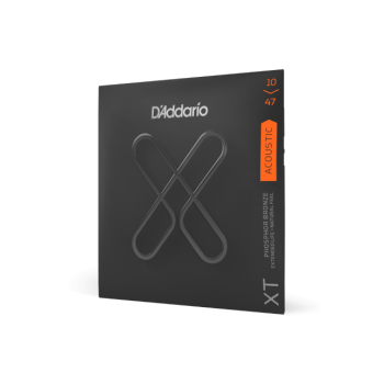 D'ADDARIO XTAPB1047 Cordes XT pour guitare acoustique D’Addario XTAPB1047, bronze phosphoreux, Extra Light, 10-47