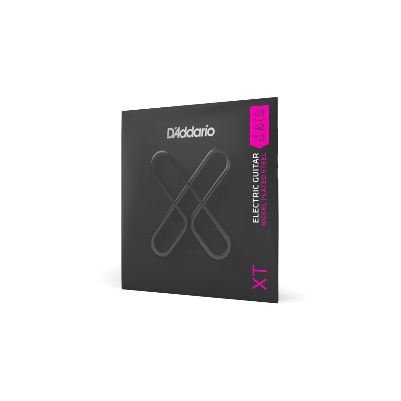 D'ADDARIO XTE0942 D'Addario XT Electric Nickel Plated Steel, Super Light, 09-42
