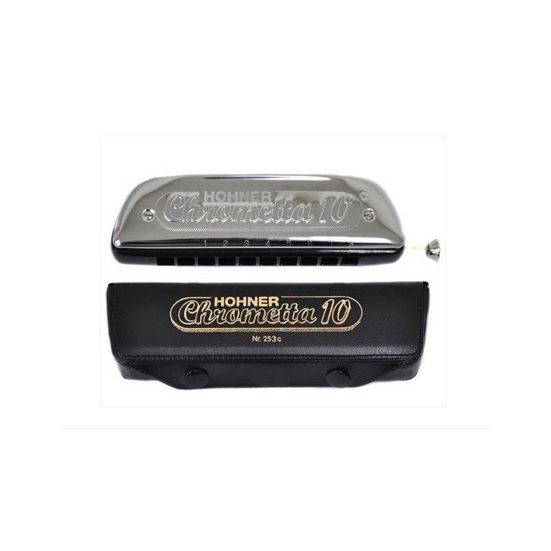 HOHNER 253/40 Harmonica CHROMETTA 10 TROUS C
