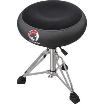 GOLIATH DS904 siege batteur assise ronde hydraulique noir velour noir