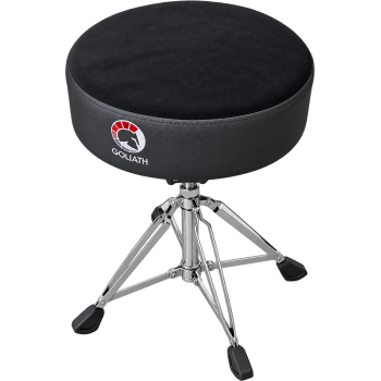 GOLIATH DS901 siege batteur 4pieds noir velour noir