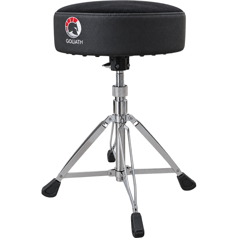 GOLIATH DS901 siege batteur 4pieds noir velour noir