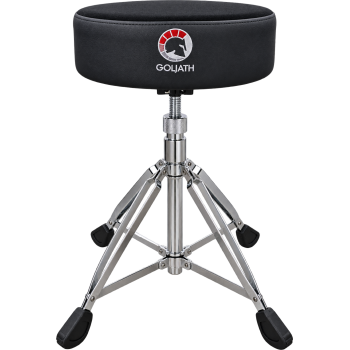 GOLIATH DS901 siege batteur 4pieds noir velour noir