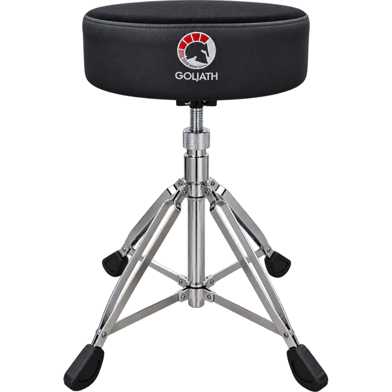 GOLIATH DS901 siege batteur 4pieds noir velour noir