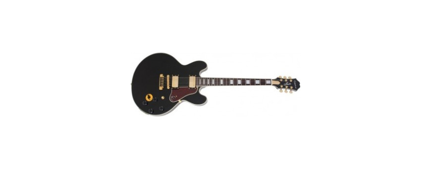 Guitare electrique demi-caisse 