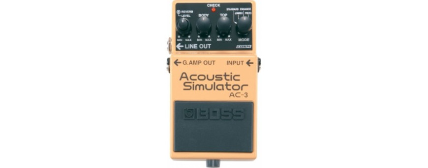 Pedale effets guitare acoustique 
